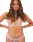 Willow Frill Knicker in Soft Pink
