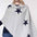 Alashan Cashmere Ash with Indigo Stars swatch