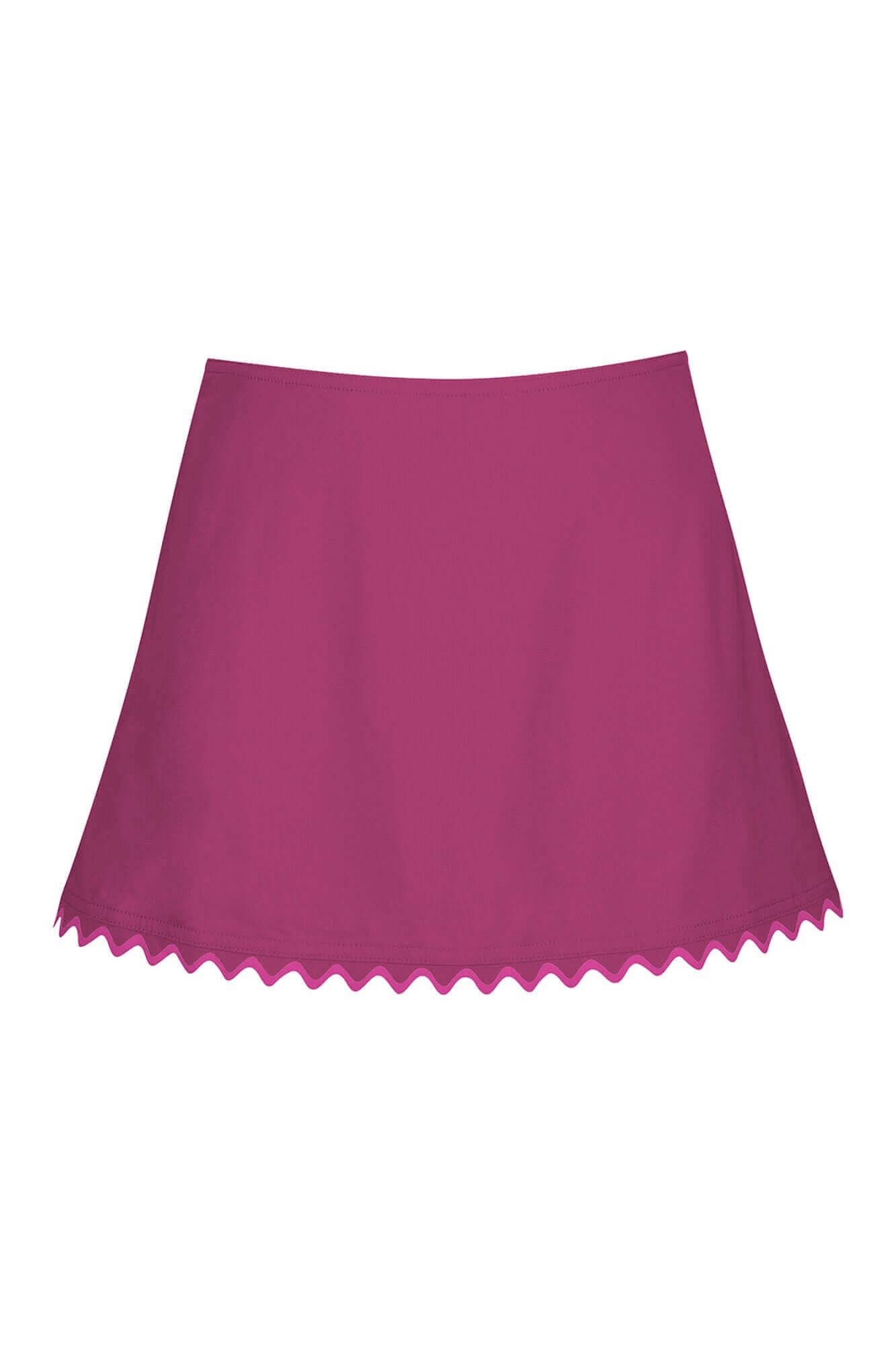 Amaya A-Line Skirt in Raspberry 432-C10