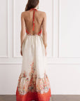 Aqua Blu Claudia Maxi Dress in Bouquet