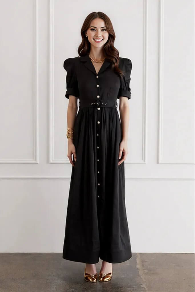 Aqua Blu Eloise Dress in Black