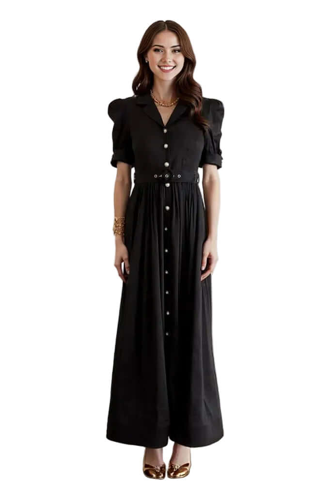 Aqua Blu Eloise Dress in Black