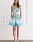 Aqua Blu Indie Mini Dress in Dauphine
