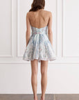 Aqua Blu Indie Mini Dress in Triomphe