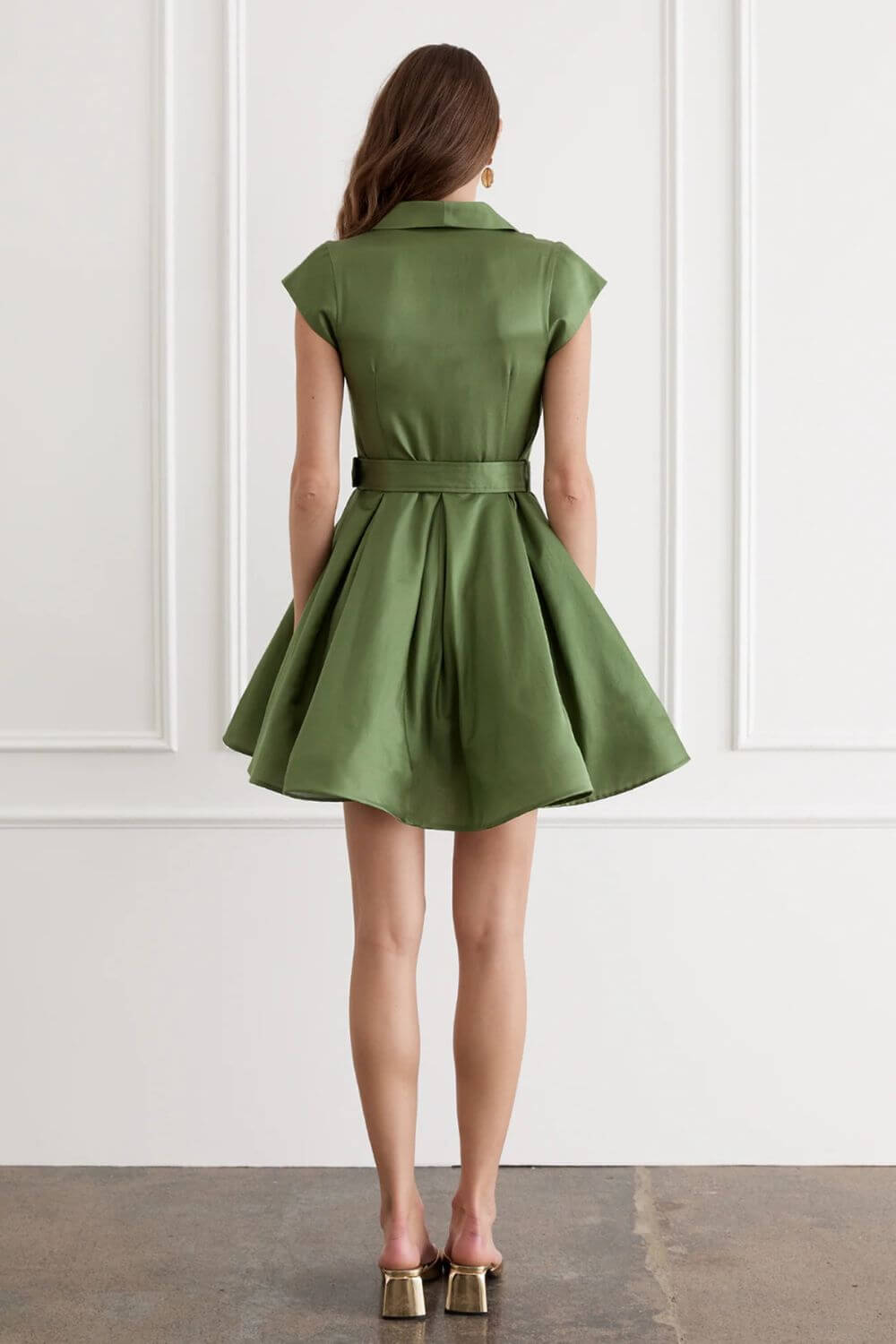 Aqua Blu Juliette Mini Dress in Green