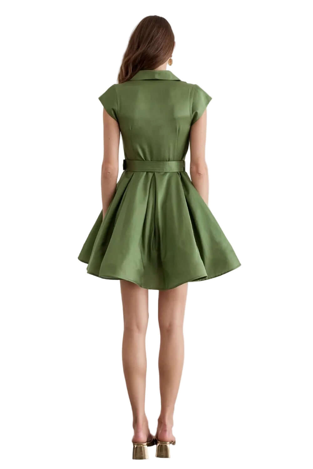 Aqua Blu Juliette Mini Dress in Green