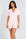 Jolene Short PJ Set in Tickled Pink — Petticoat Lane brunette model, studio photograph