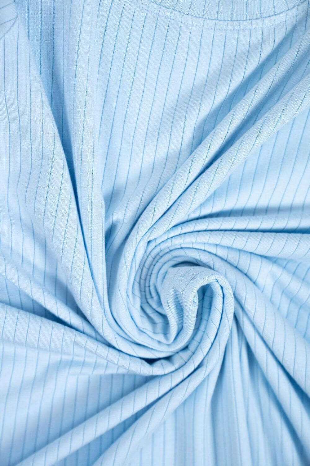 Aspen Dream Cannes Pinstripe Long Set in Cool Blue
