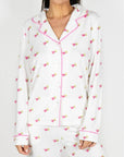 Aspen Dream Cosmo Printed Long PJ Set