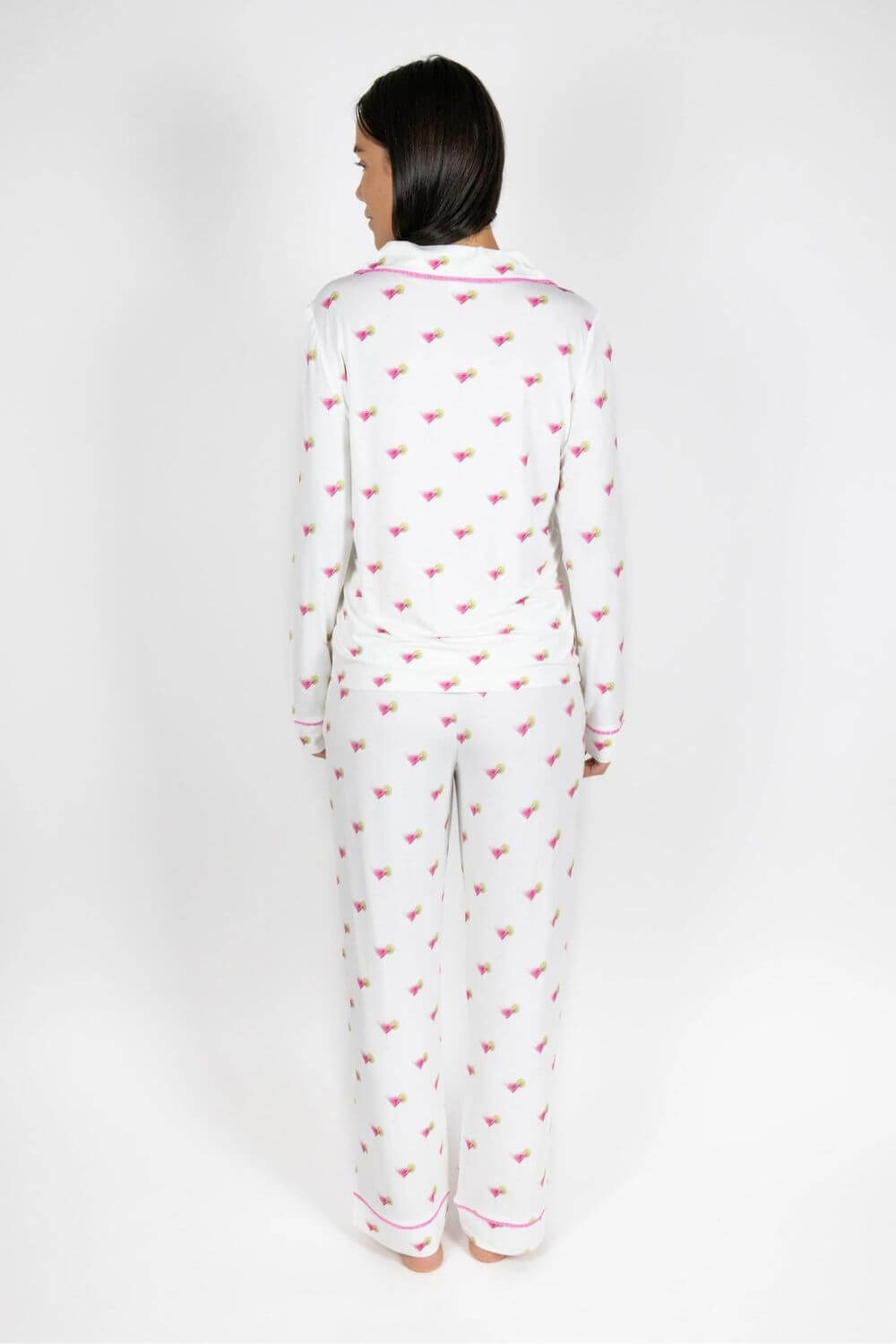 Aspen Dream Cosmo Printed Long PJ Set