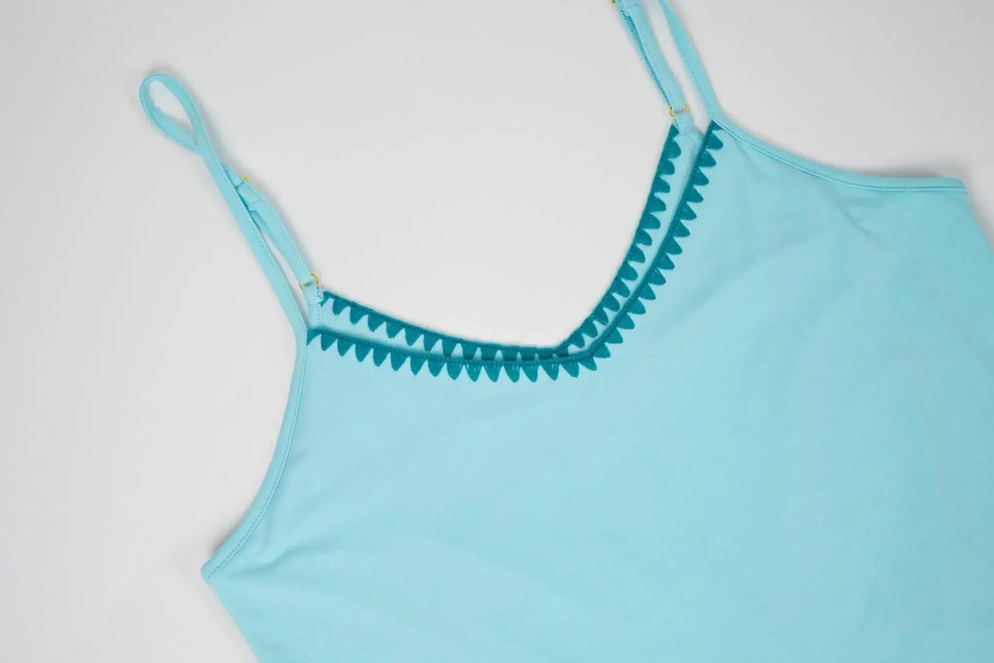Aspen Dream Cute Stitching Cami and Shorts Set in Antigua stitching detail