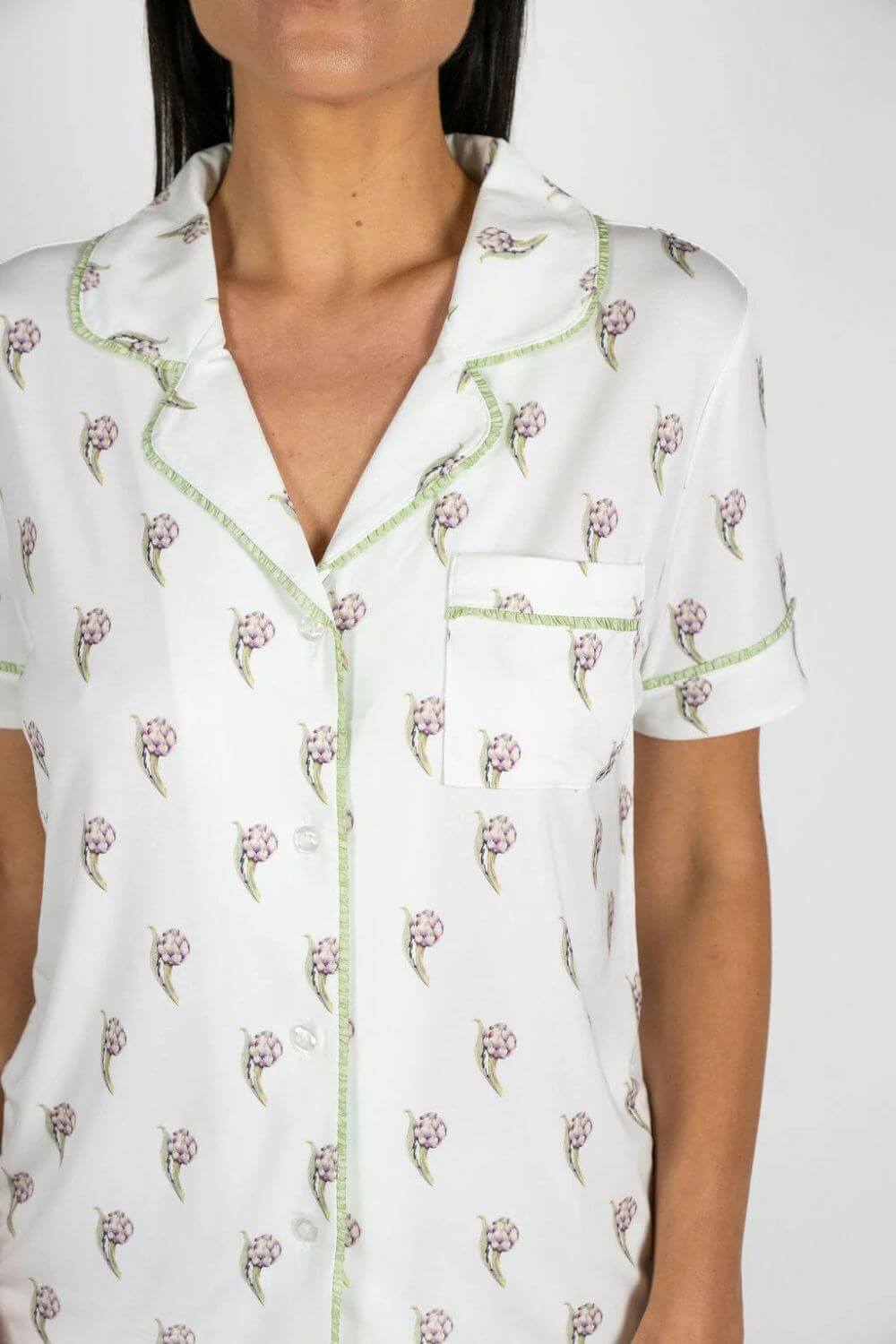 Aspen Dream Jolene Artichoke Print Short PJ Set