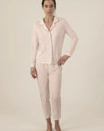 Jolene Long Pajama set in Cheetah Hearts