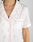 Aspen Dream Jolene Short PJ Set in Rose Bubbles