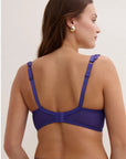 Aubade Hidden Treasure Underwired Half Cup Bra in Iris Bloom
