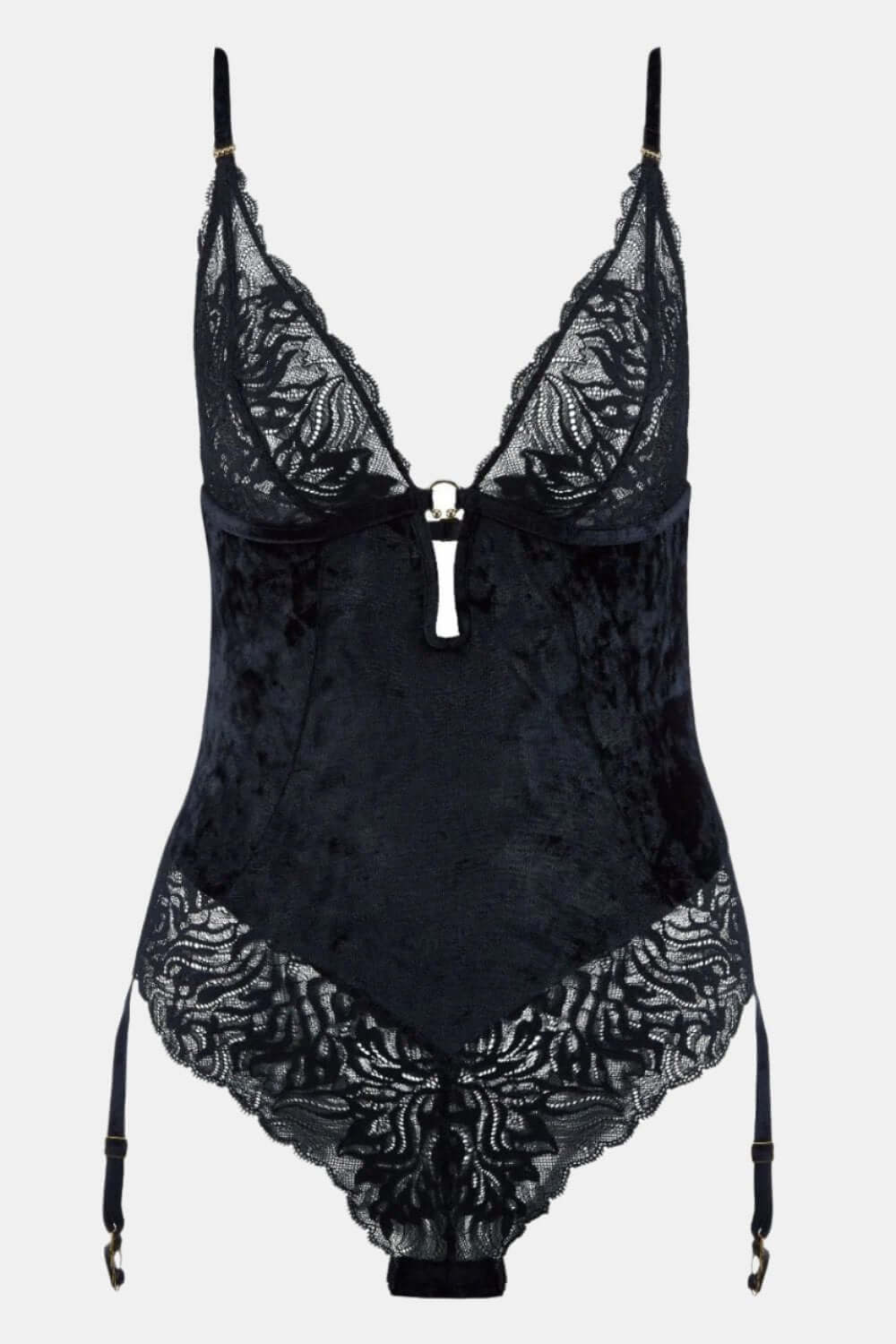 Aubade The Night Before Bodysuit in Black