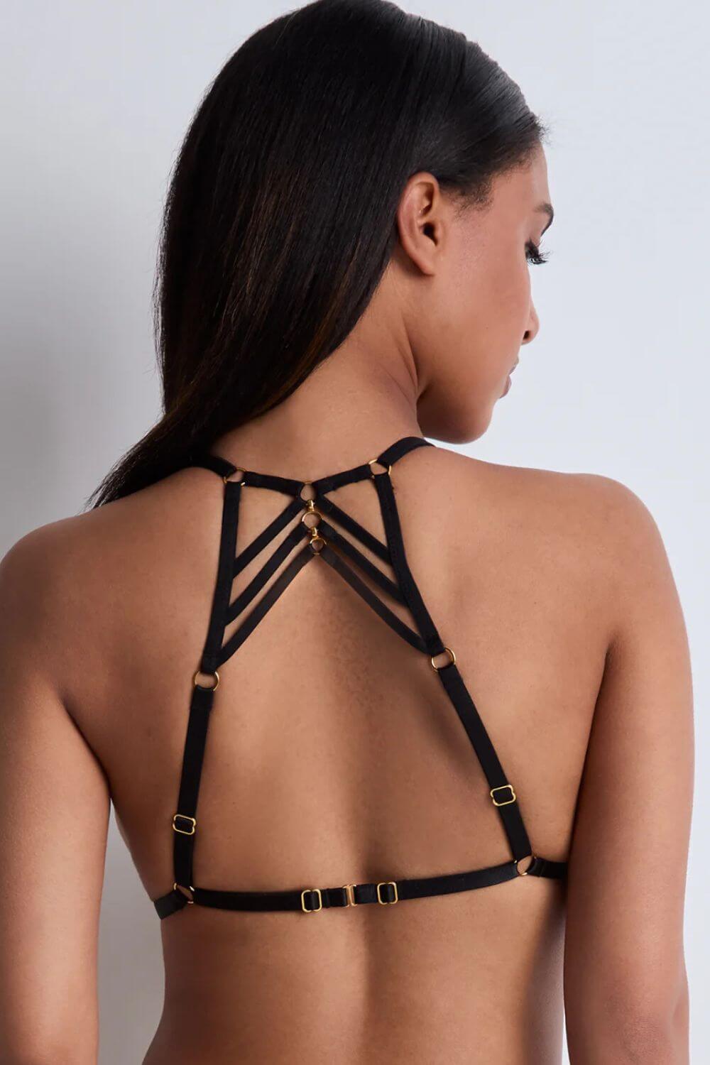Aubade Voodoo Kiss Bralette in Millenium Black