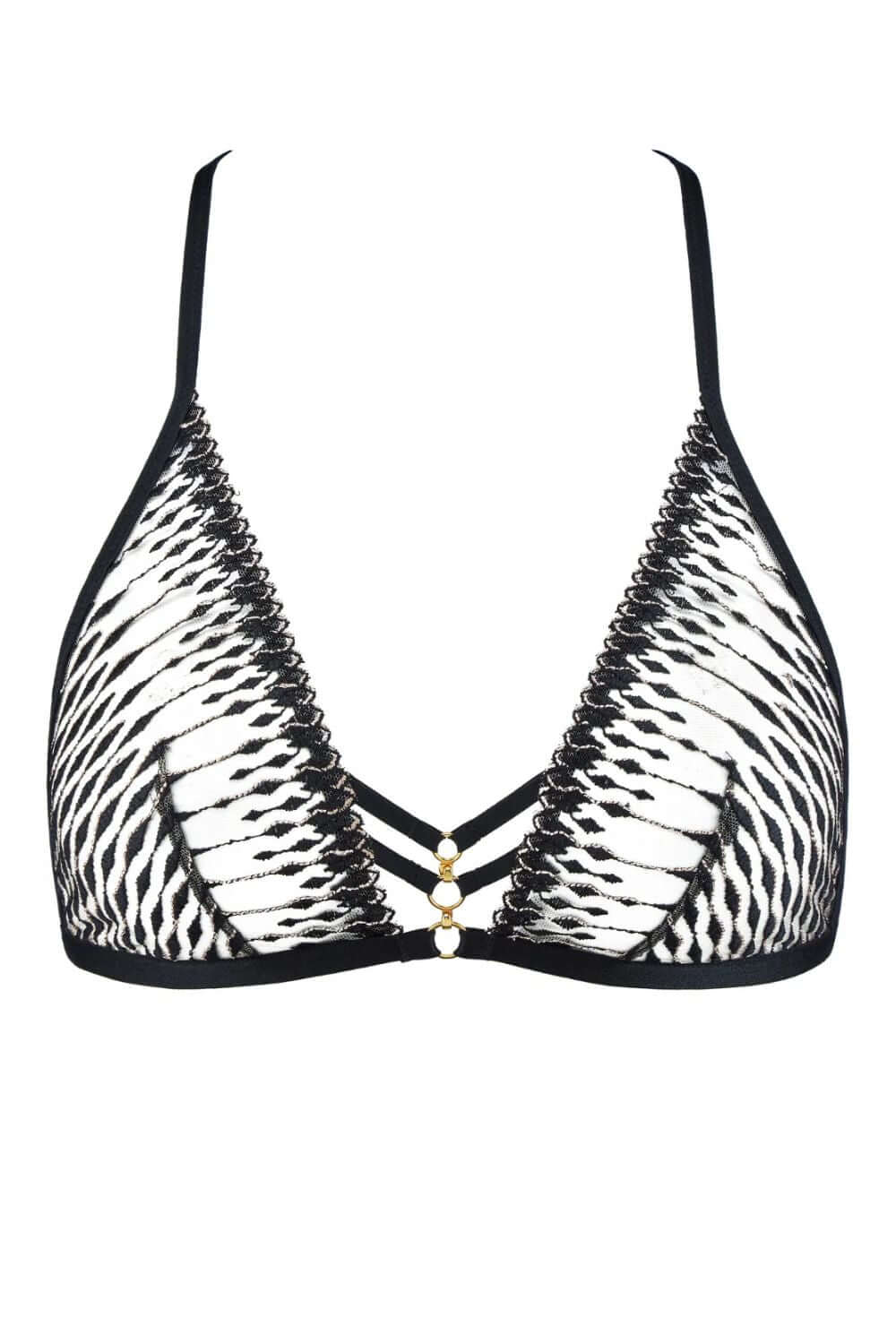 Aubade Voodoo Kiss Bralette in Millenium Black