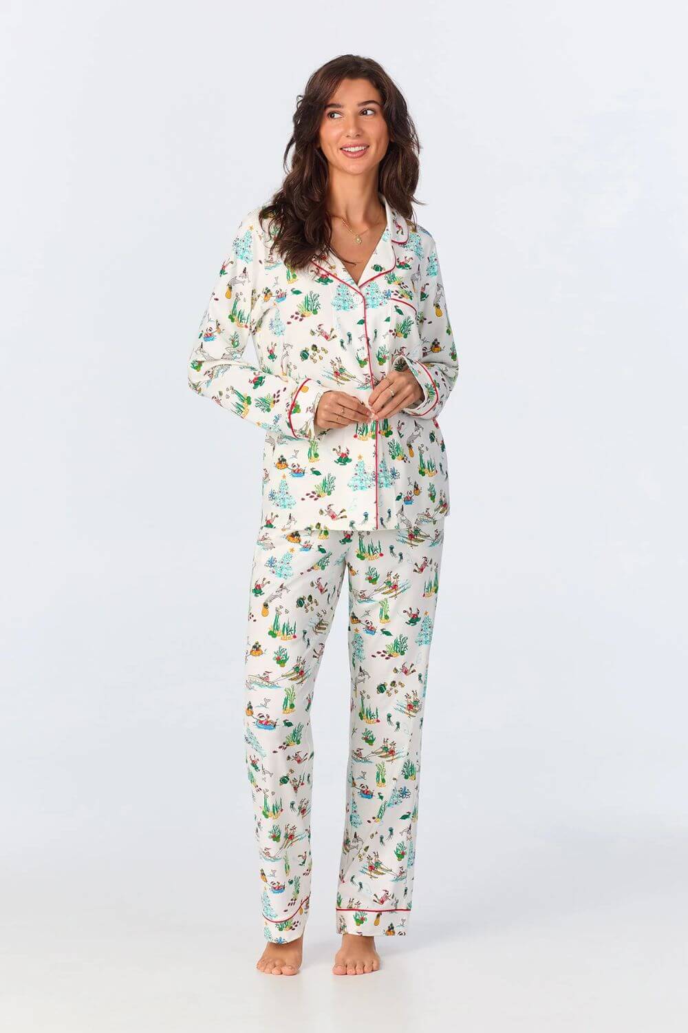 Bedhead Tis the Sea-Son Long Sleeve Classic PJ Set