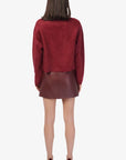 Cami NYC Niall Cashmere Sweater in Syrah