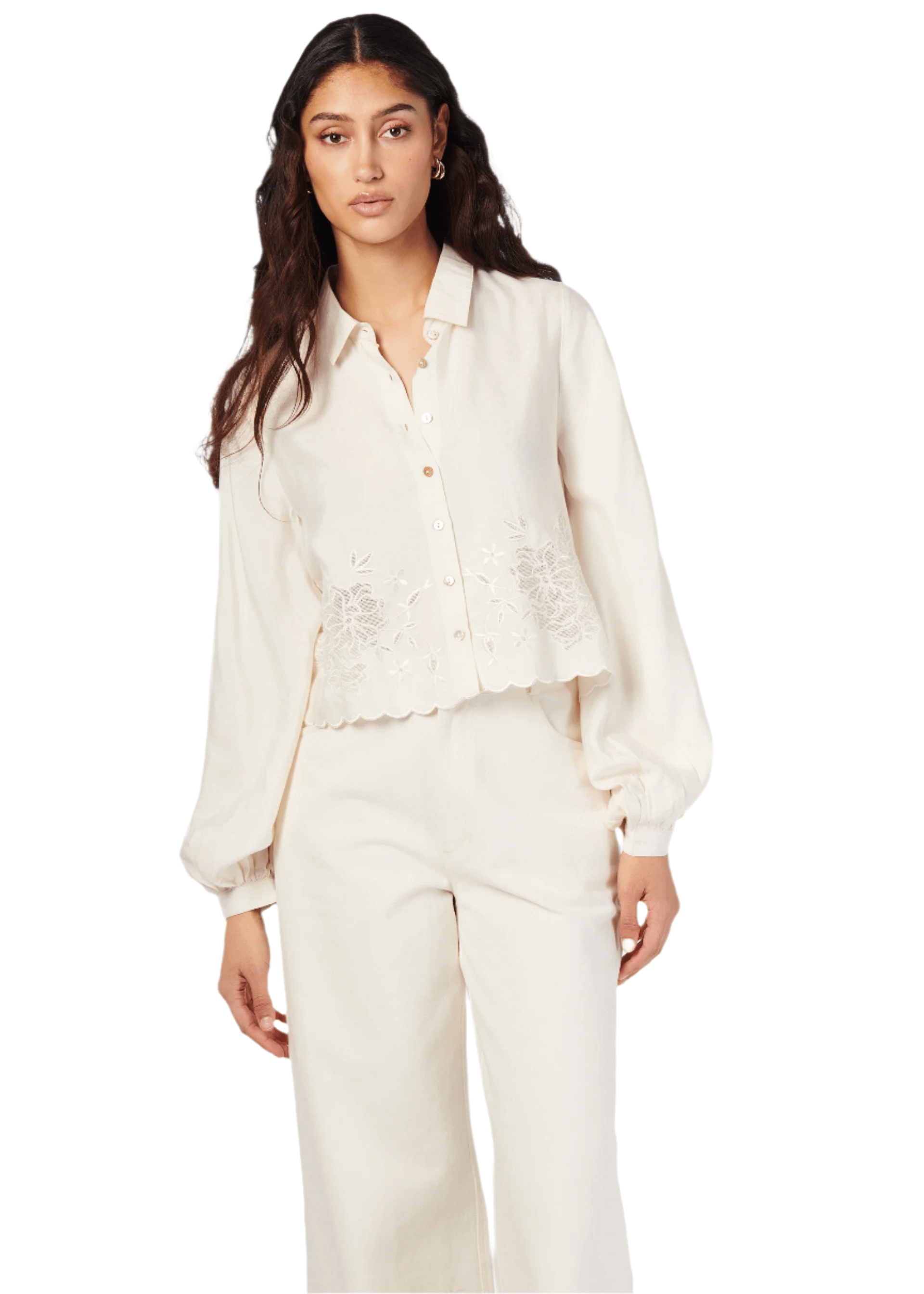Cami NYC Rhonda Blouse in Macadamia
