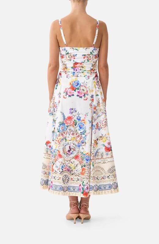Camilla Ballerina Midi Dress in I Left My Heart in Grenada