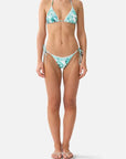Camilla Cheeky Slide Tri Bikini Set In Balearic Bebe