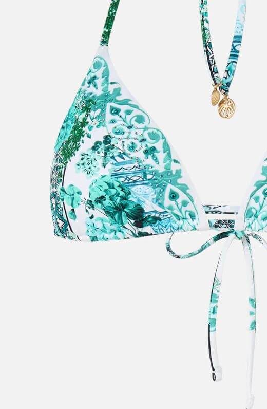 Camilla Cheeky Slide Tri Bikini Set in Balearic Bebe