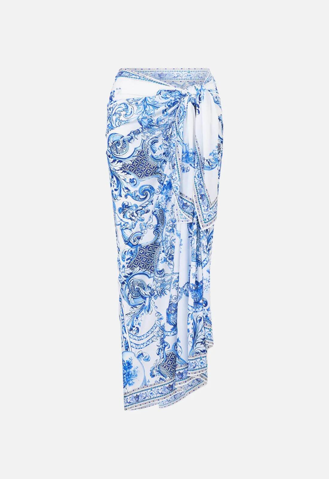 Camilla Multi Wear Long Sarong in Ceramic Panoramic