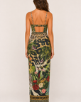 Camilla Multi Wear Long Sarong in Leotigra back view