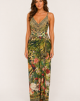 Camilla Multi Wear Long Sarong in Leotigra front view
