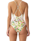 Camilla Scoop Neck One-Piece in The Call of Catalonia