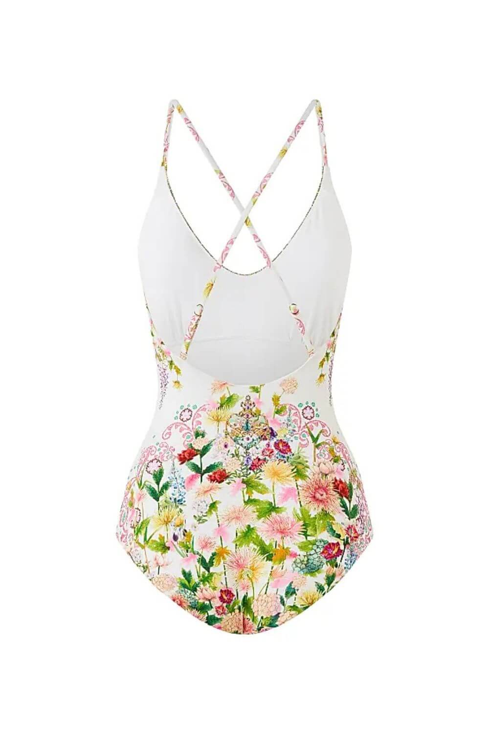 Camilla Scoop Neck One-Piece in The Call of Catalonia