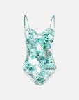 Camilla Underwire Molded Cup One Piece Swimsuit in Balearic Bebe