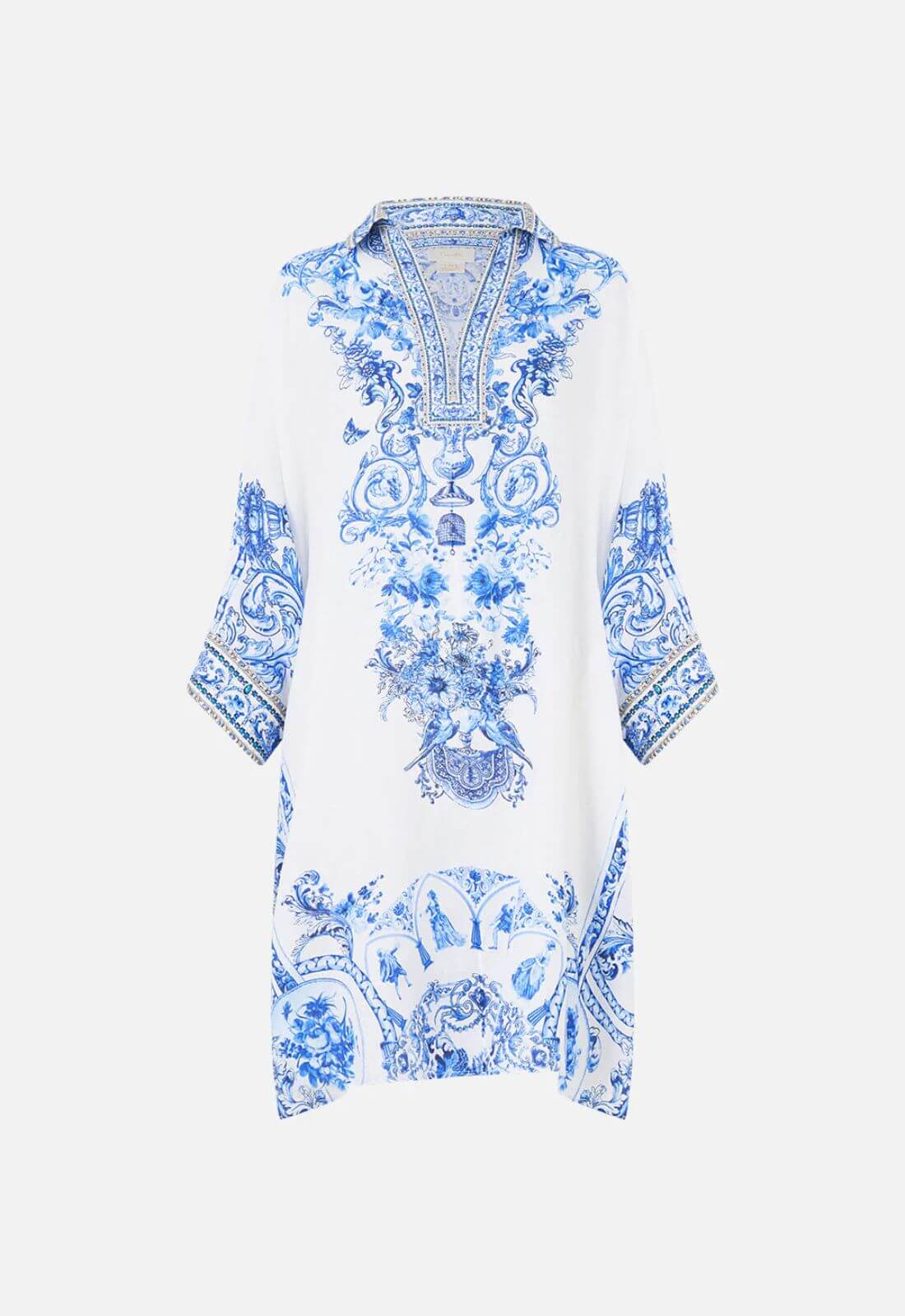 Camilla Wide Body Kaftan in Ceramic Panoramic