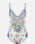 Camilla Wired V-Neck One Piece in Tiles Darls