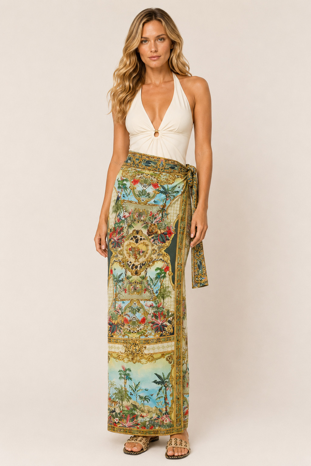 Camilla Wrap Sarong in Wanderlust Empire