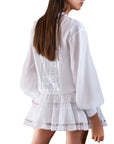 Charo Ruiz Hortens Short Skirt in White