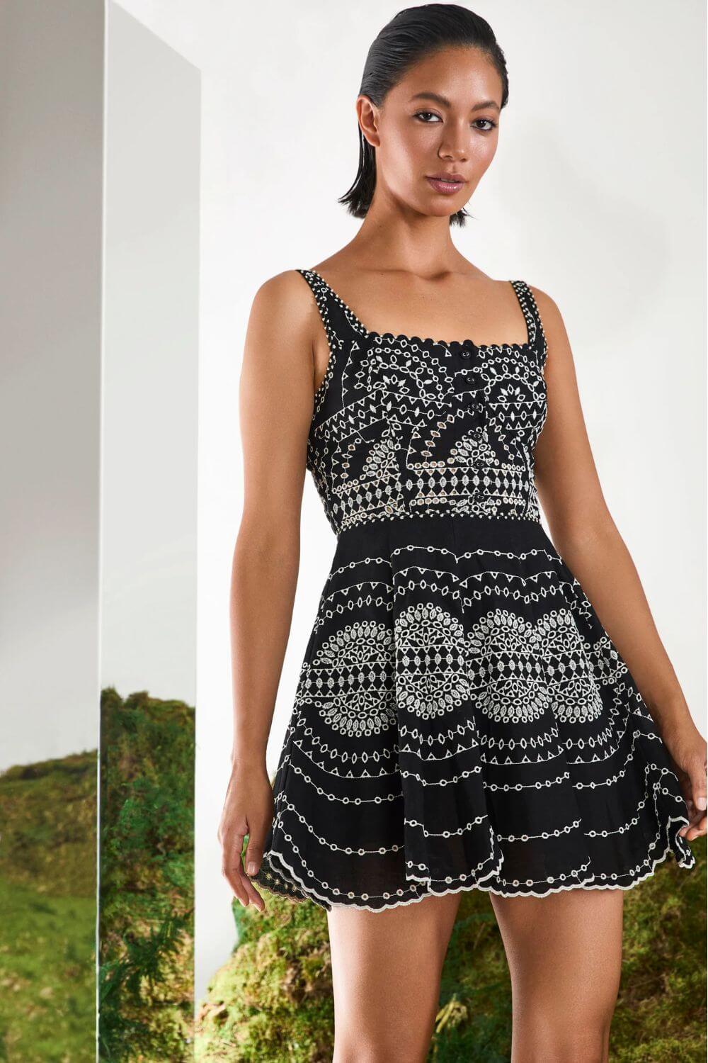 Charo Ruiz Winnie Dress in Black