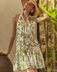 Christy Lynn Steffi Dress Rose of Sharon print