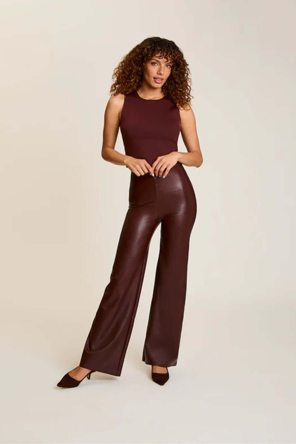 Commando Faux Leather Wide Leg Pant