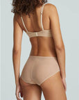 Commando Mesh Plunge Underwire Bra in Beige