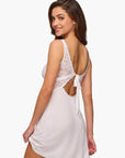 Cosabella Carmela Plunge Chemise in White
