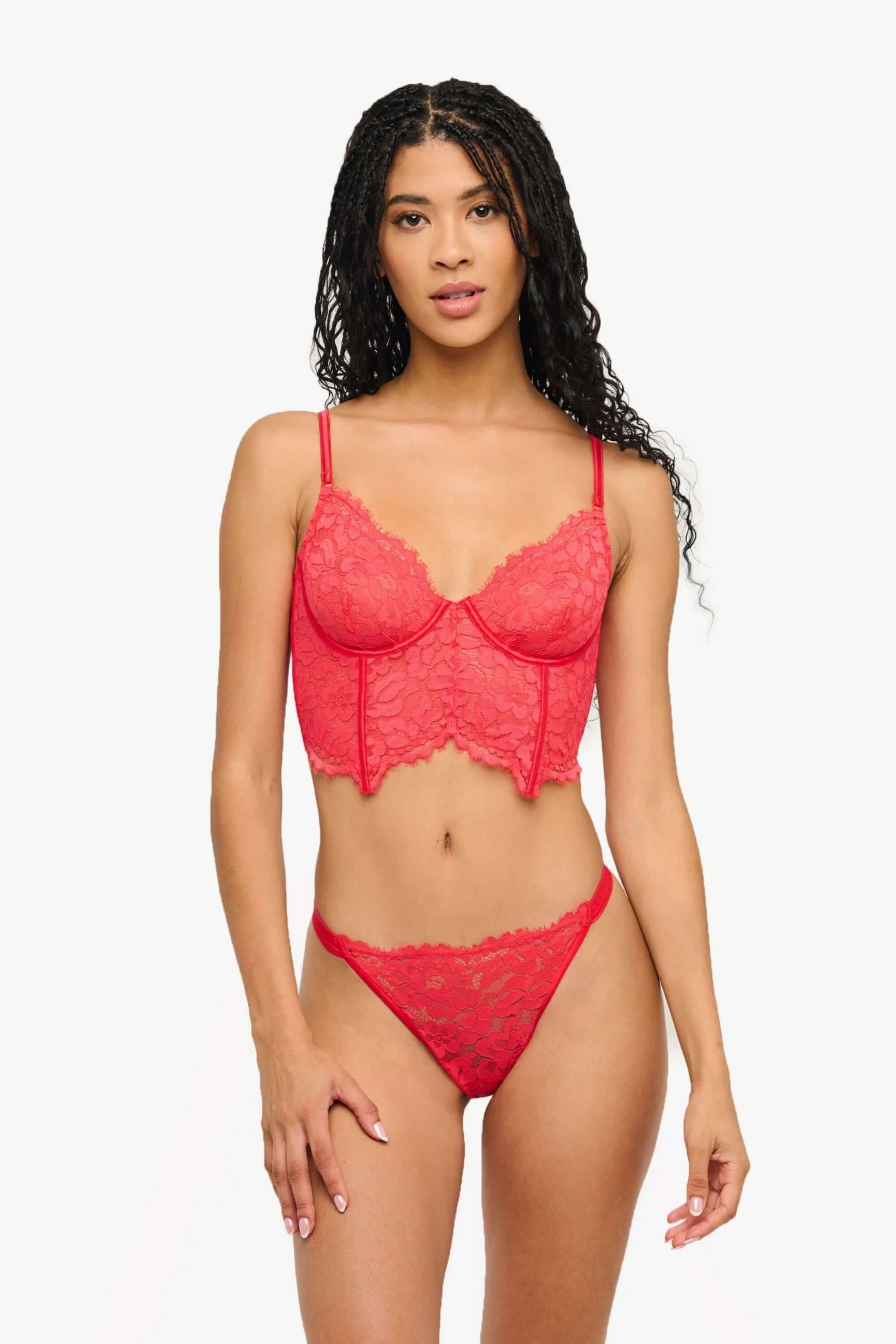 Cosabella Longline Underwire Bra in Ibisco