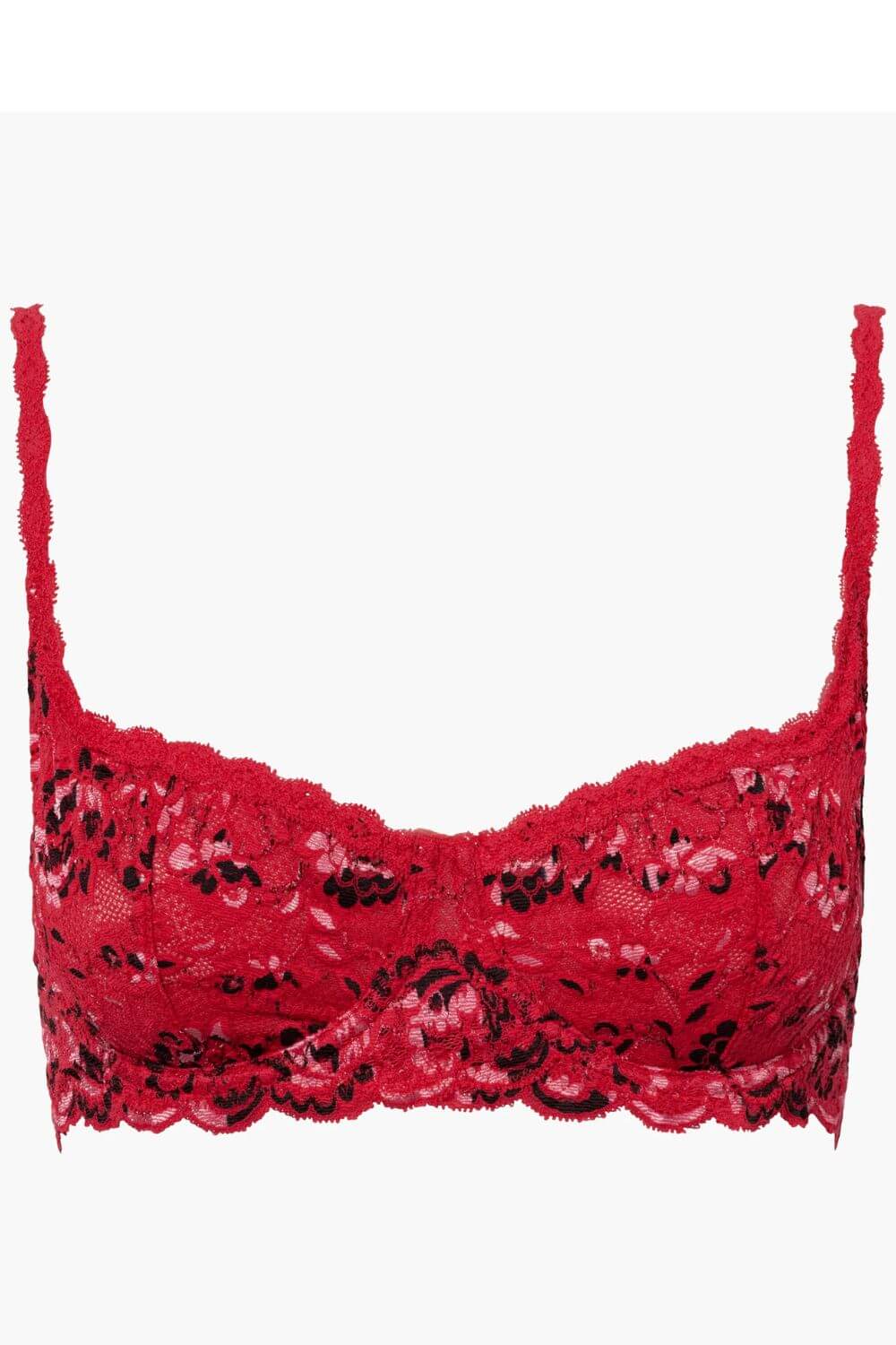 Cosabella Never Say Never Balconette Bra in Ombre Velluto/Black