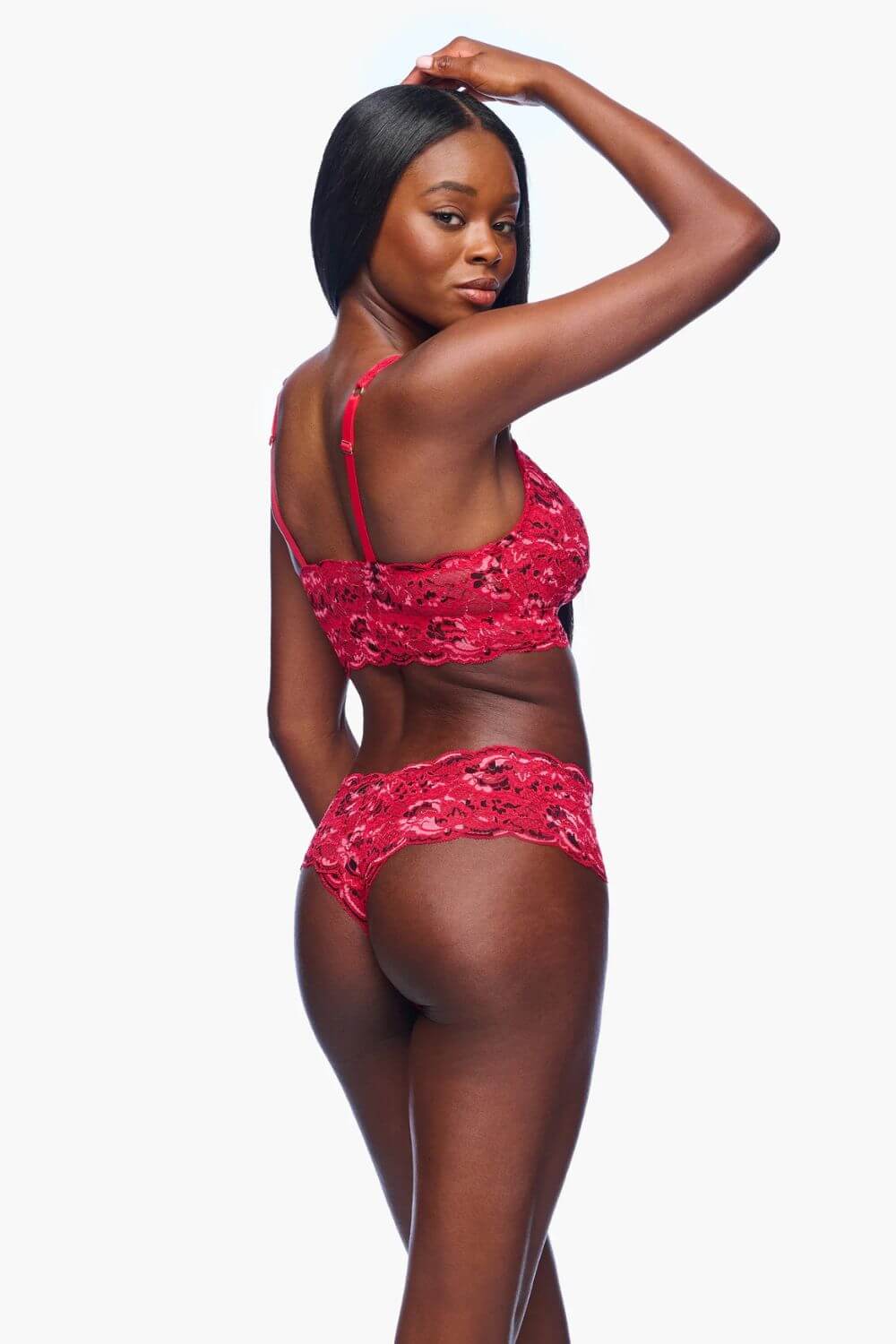 Cosabella Never Say Never Comfie Thong in Ombre Velluto/Black