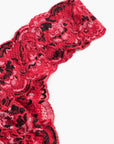 Cosabella Never Say Never Cutie Low Rise Thong in Ombre Velluto/Black