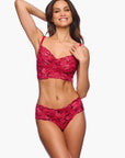 Cosabella Never Say Never Hotpant in Ombre Velluto/Black