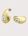 Covet Aerosphere Huggie Hoop Gold