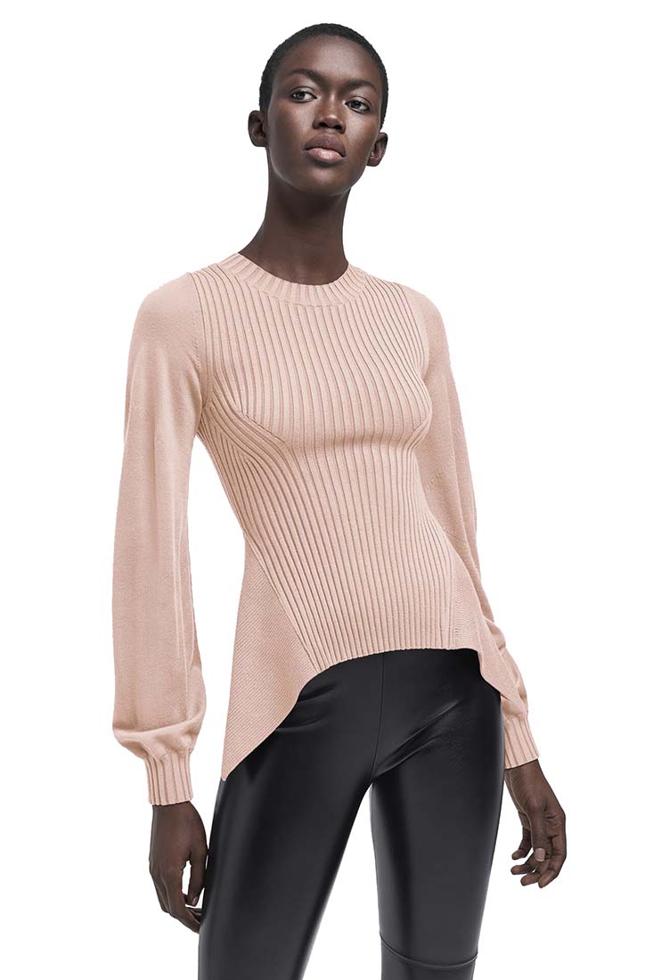 Wolford Montana Pullover Color: Petal R Size: S at Petticoat Lane  Greenwich, CT